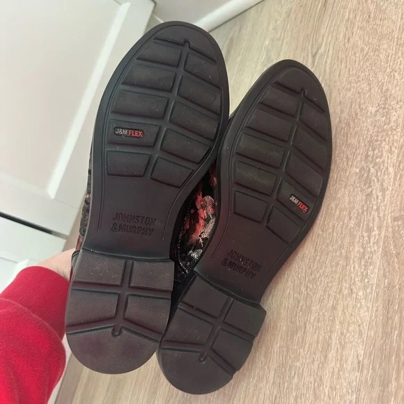 johnston and murphy floral oxford ginny shoes - Picture 5 of 6